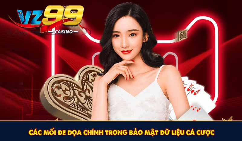 BẢO MẬT VZ99 6 Các mối đe dọa chính trong bảo mật dữ liệu cá cược